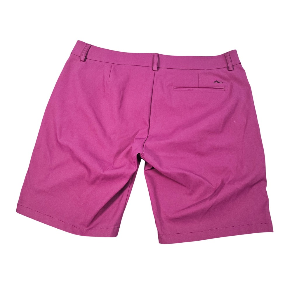 Kjus Ladies Addu Shorts Berry Purple TechnoTwill Golf Performance Size 44 2XL - Picture 3 of 10